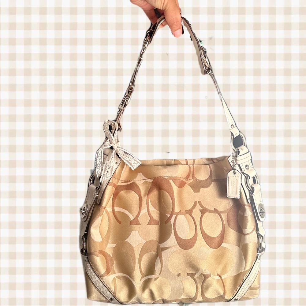 Vintage y2k Carly Hobo Coach Bag